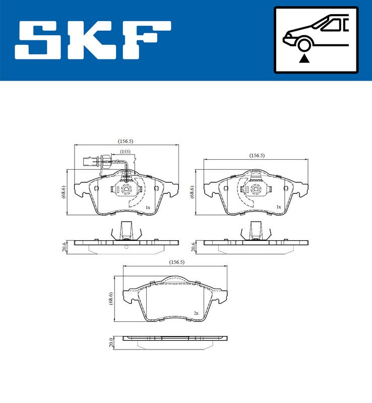 BRAKE PADS KIT|24-05