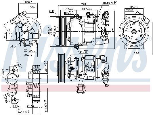 AC-KOMPRESSOR 6SEL14C|1 munkanapos beszerzés 2024.12