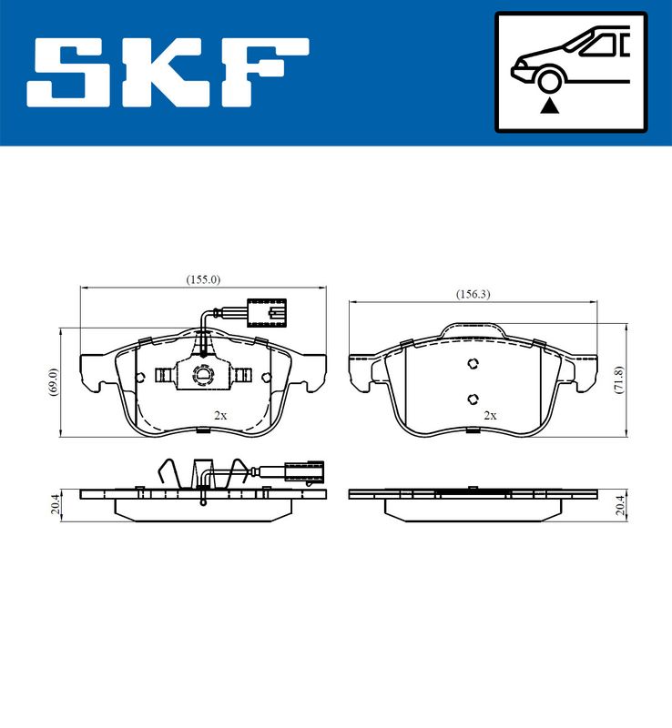 BRAKE PADS KIT|24-05