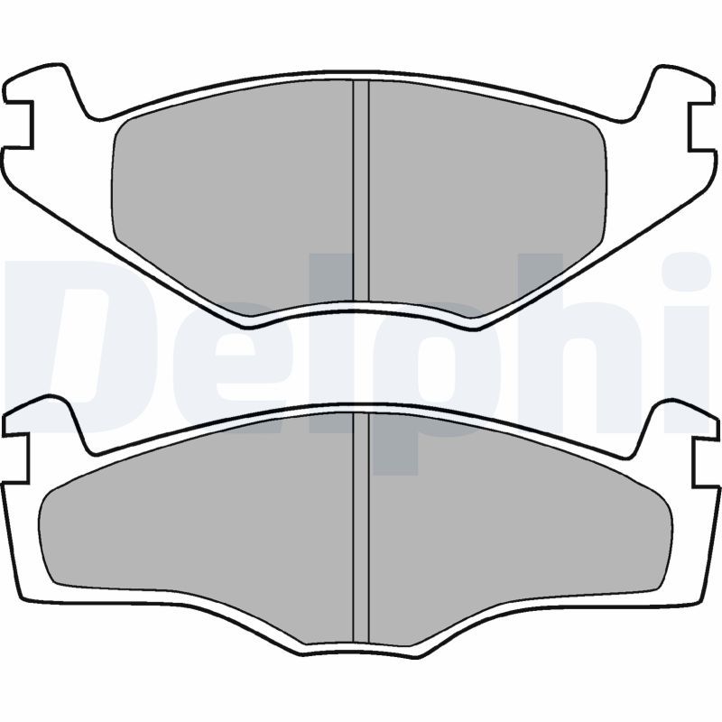 Brake Pad Set, disc brake   Vorderachse|WVA:20887 20888|mi|2-5 munkanapos szállítás 13:30-ig rendelve 2024.12