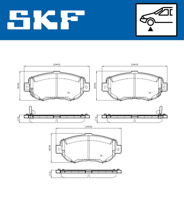 BRAKE PADS KIT|24-05