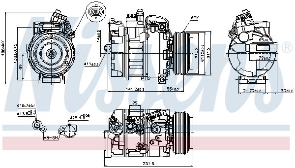 KOMPRESSOR OPEL ZAFIRA A 9|1 munkanapos beszerzés 2024.12