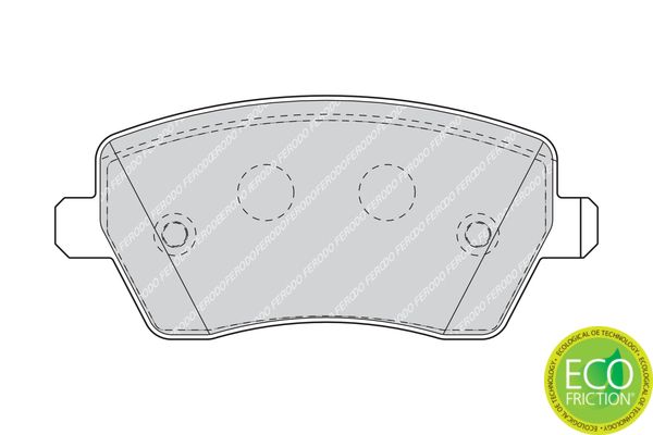 Ferodo Fékbetét készlet, tárcsafék Premier Dacia/Renault|2023.11.15