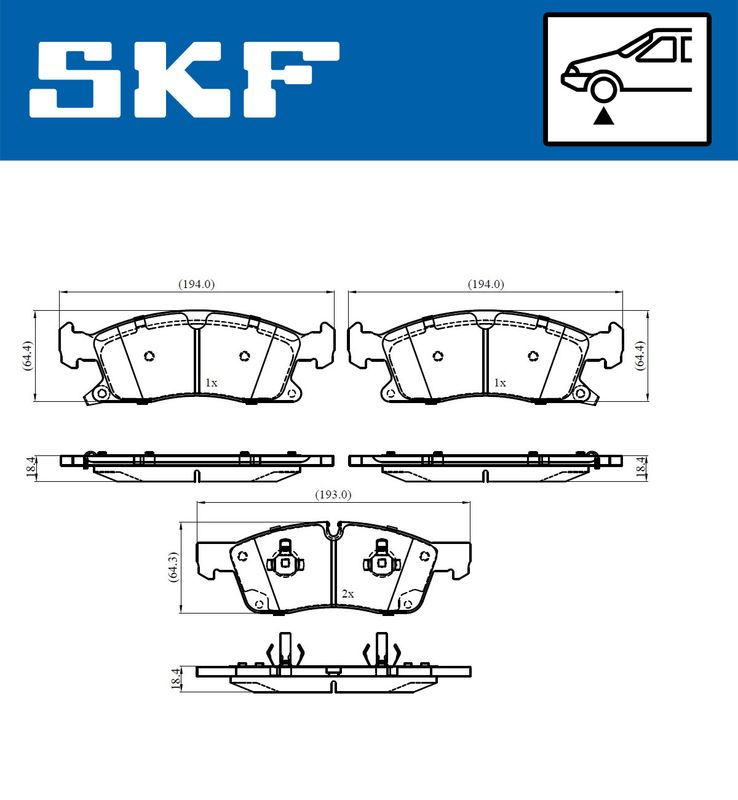 BRAKE PADS KIT|24-05