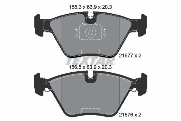 Brake Pad Set, disc brake   WVA:21677|für Verschleißwarnan|2-5 munkanapos szállítás 13:30-ig rendelve 2024.12