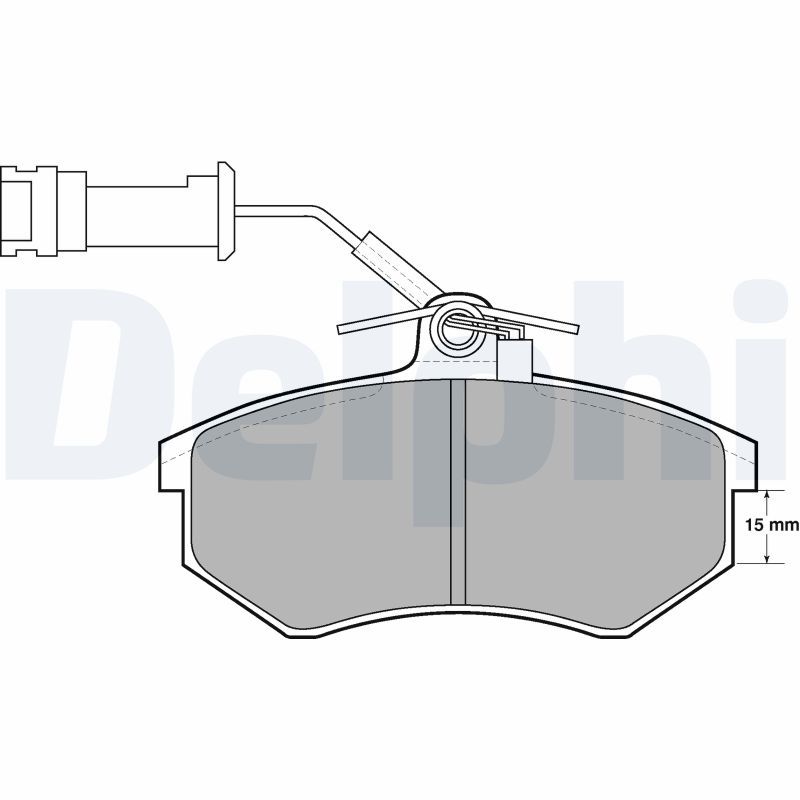 Brake Pad Set, disc brake   Vorderachse|WVA:20669, 20669 2|2-5 munkanapos szállítás 13:30-ig rendelve 2024.12