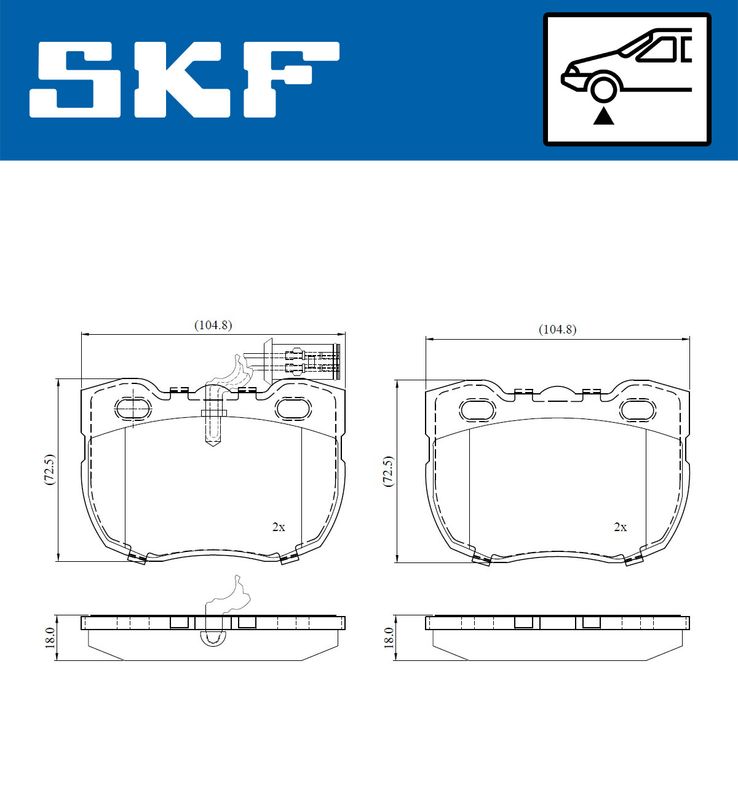 BRAKE PADS KIT|24-05