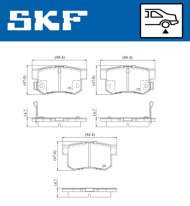 BRAKE PADS KIT|24-05