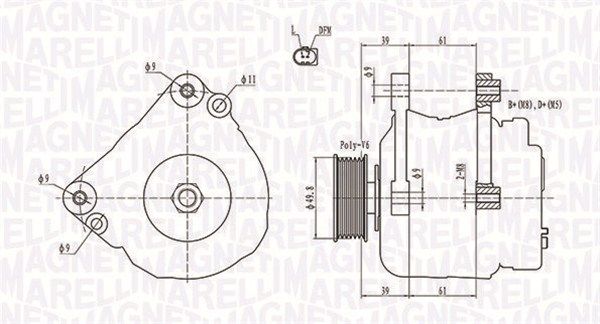 MAGNETI MARELLI ALKATRÉSZ|Csak távoli készlet esetén szállítjuk 2024.12.20