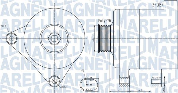 *MAGNETI MARELLI Alkatrész|Csak távoli készlet esetén szállítjuk 2024.12.20