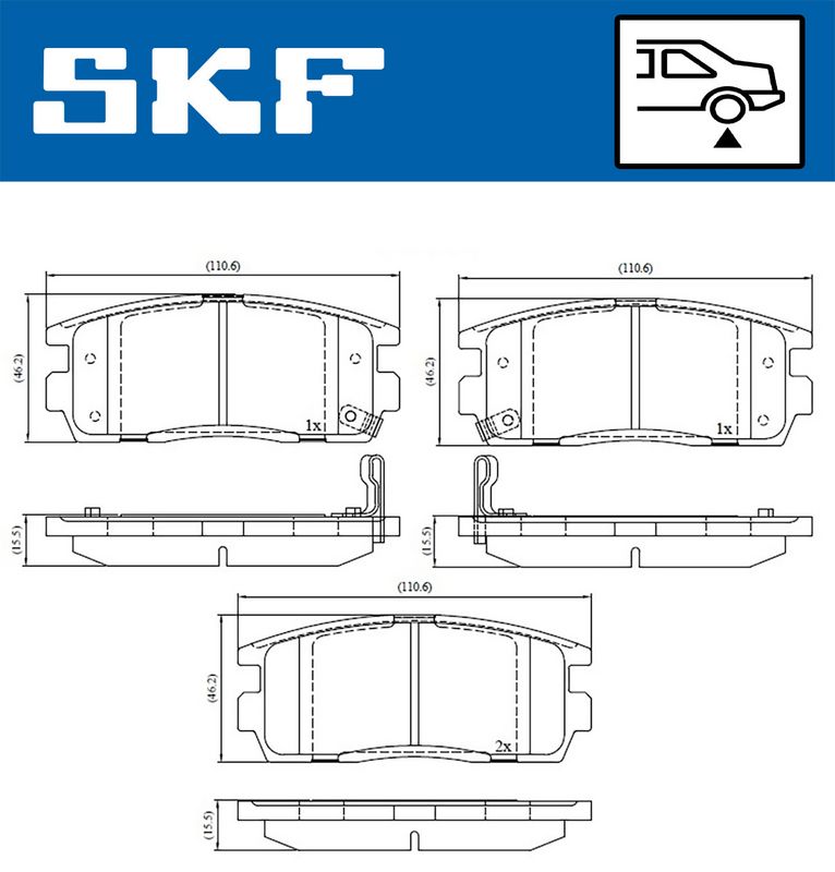 BRAKE PADS KIT|24-05