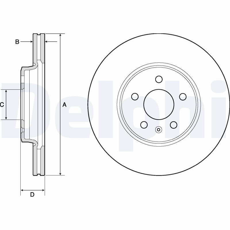 Brake Disc  AUDI A4 A5 Vorderachse|AußenO-314mm|2-5 munkanapos szállítás 13:30-ig rendelve 2024.12