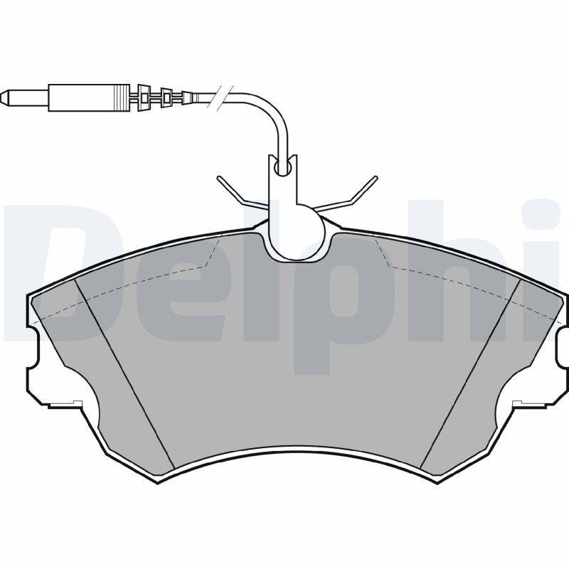 Brake Pad Set, disc brake   WVA:21888 21889|mit Zubehör|in|2-5 munkanapos szállítás 13:30-ig rendelve 2024.12