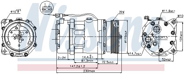 AC-KOMPRESSOR SD7V16|1 munkanapos beszerzés 2024.12