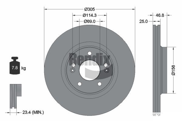 BENDIX alkatrész|Távoli klt. esetén 1-2 m.napos szállítás 2024.12.20