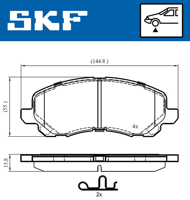 BRAKE PADS KIT|24-05