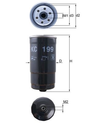 KC199 KRAFTSTOFFFILTER|1 munkanapos beszerzés 2024.12