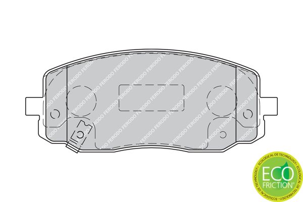 Ferodo Fékbetét készlet, tárcsafék Premier KIA PICANTO|2022.8.8