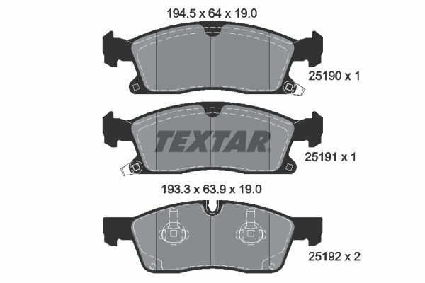 Textar fékbetét készlet|2023.7.26