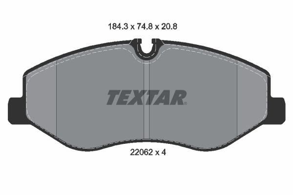 Brake Pad Set, disc brake  W447 V200/V220CDI 109-116CDI Vorderachse|WVA:22062|für Vers|2-5 munkanapos szállítás 13:30-ig rendelve 2024.12