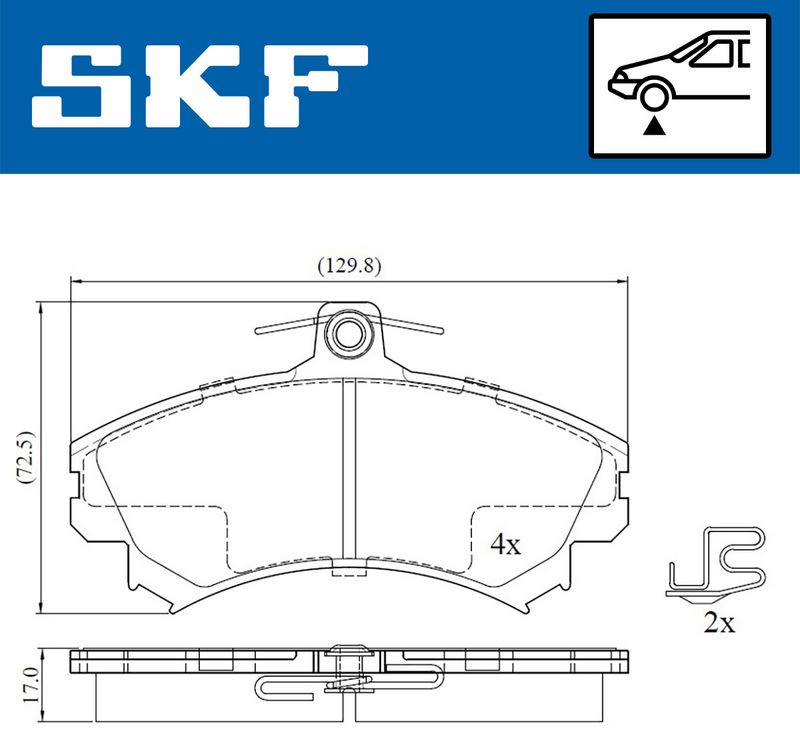 BRAKE PADS KIT|24-05