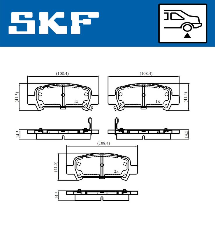 BRAKE PADS KIT|24-05