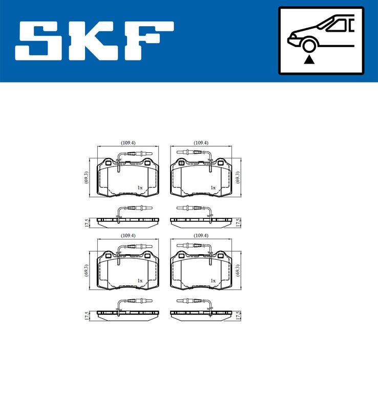 BRAKE PADS KIT|24-05