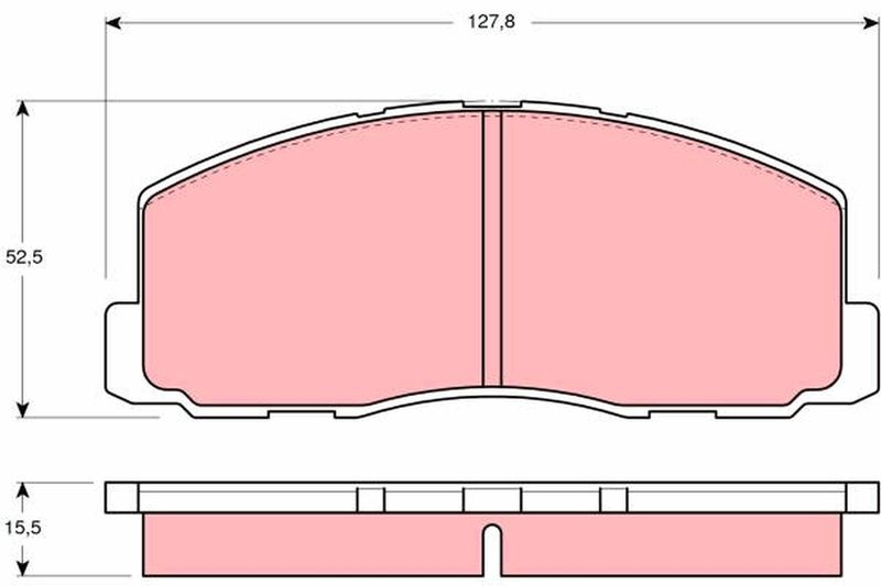 Fékbetét készlet, tárcsafék|Távoli klt. esetén 14:45-ig rendelve másnapra. 2025.1.1