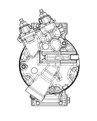 AC-KOMPRESSOR 6VS14IC|1 munkanapos beszerzés 2024.12