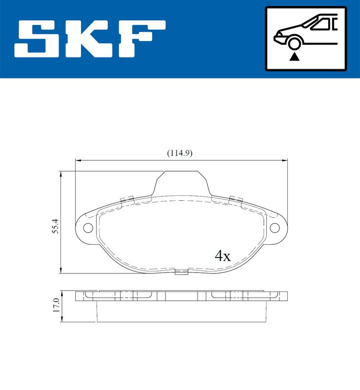 BRAKE PADS KIT|24-05