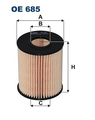 OLAJSZŰRŐ OE685 FILTRON|2-3 m.napos szállítás 2024.12.30
