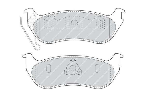 Ferodo Fékbetét készlet, tárcsafék Premier JEEP CHEROKEE|2023.9.25