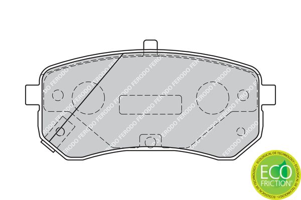 Ferodo Fékbetét készlet, tárcsafék Premier KIA PICANTO|2023.10.6