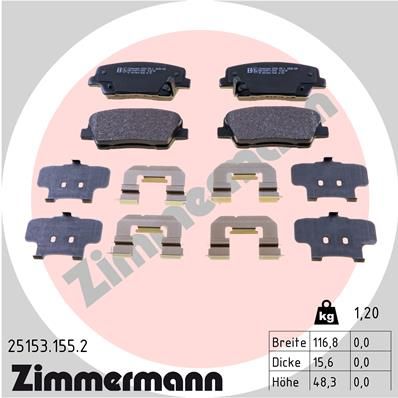 Brake Pad Set, disc brake   WVA:25520, 25521|Foto entspric|2-5 munkanapos szállítás 13:30-ig rendelve 2025.1