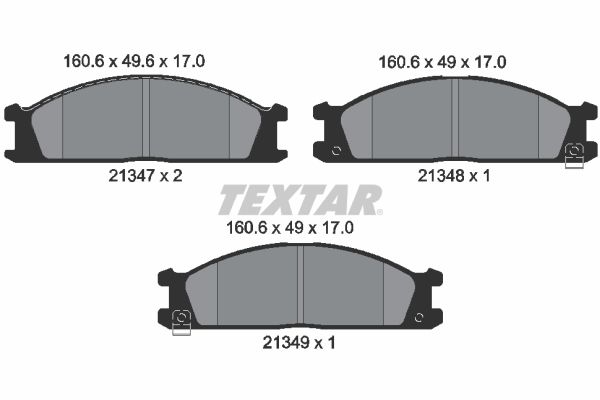 Brake Pad Set, disc brake   WVA:21347|mit akustischer Vers|2-5 munkanapos szállítás 13:30-ig rendelve 2024.12