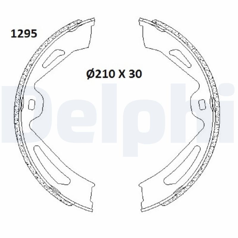 Brake Shoe Set, parking brake   30mm|2-5 munkanapos szállítás 13:30-ig rendelve 2024.12