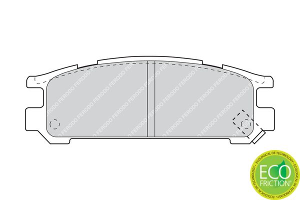 Ferodo Fékbetét készlet, tárcsafék Premier SUBARU IMPREZA|2022.8.8