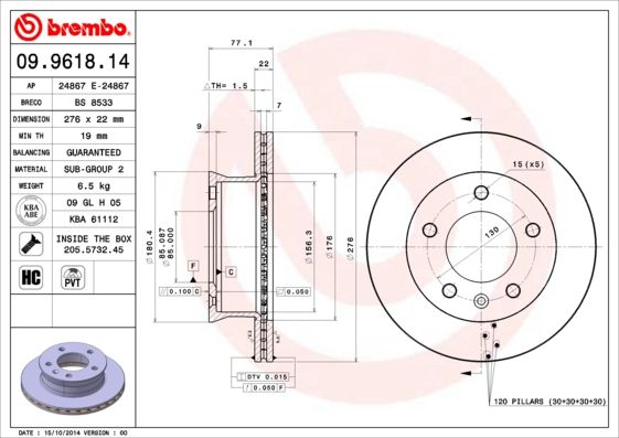 BREMBO alkatrész|Távoli klt. esetén 1-2 m.napos szállítás 2024.12.20