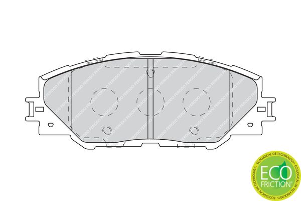 Ferodo Fékbetét készlet, tárcsafék Premier TOYOTA RAV 4|2023.10.3