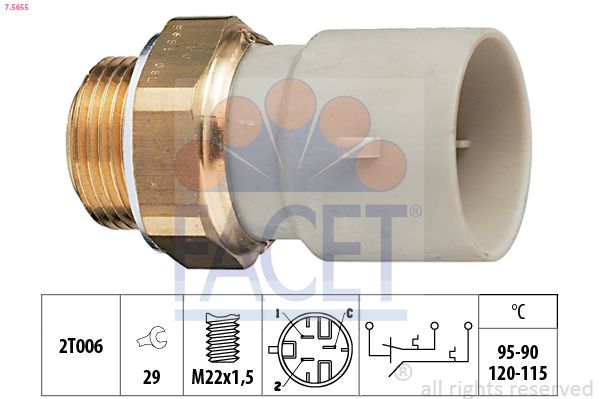 hőkapcsoló, hűtőventilátor FACET|2025.1.10