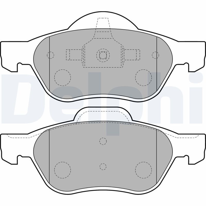 Brake Pad Set, disc brake   Vorderachse|WVA:23215, 23215 2|2-5 munkanapos szállítás 13:30-ig rendelve 2024.12