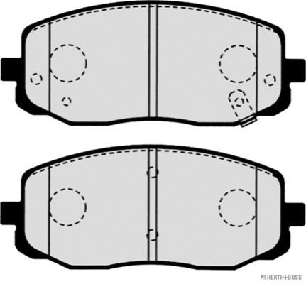 Brake Pad Set, disc brake   Vorderachse|WVA:24275|mit akus|2-5 munkanapos szállítás 13:30-ig rendelve 2024.12