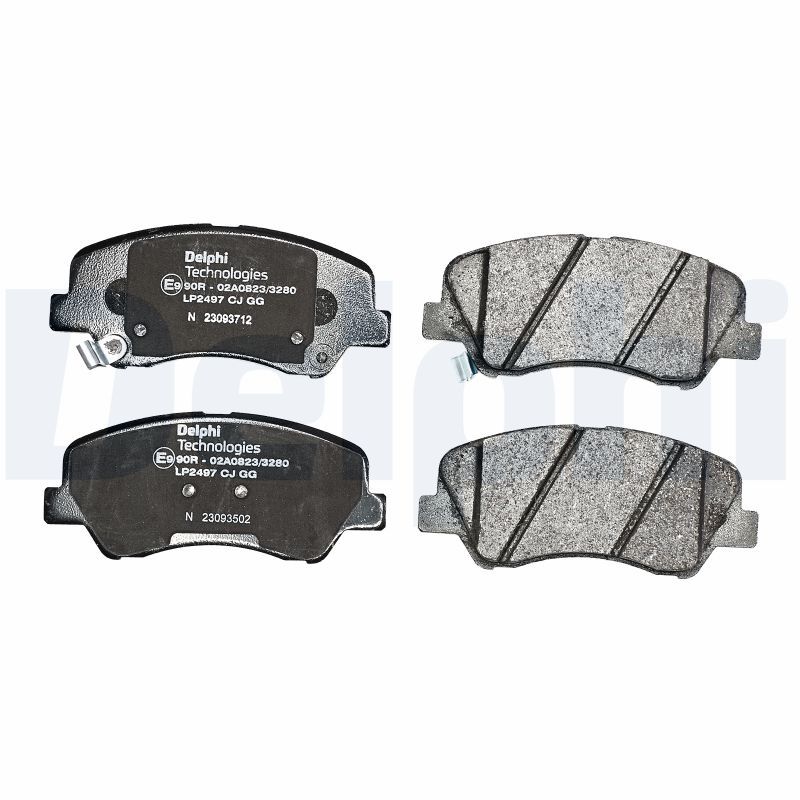 Brake Pad Set, disc brake   Vorderachse|WVA:25348 25349 25|2-5 munkanapos szállítás 13:30-ig rendelve 2025.1