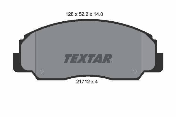 Brake Pad Set, disc brake   WVA:21712|nicht für Verschleiß|2-5 munkanapos szállítás 13:30-ig rendelve 2024.12