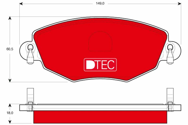 Fékbetét készlet, tárcsafék|Távoli klt. esetén 14:45-ig rendelve másnapra. 2024.12.20