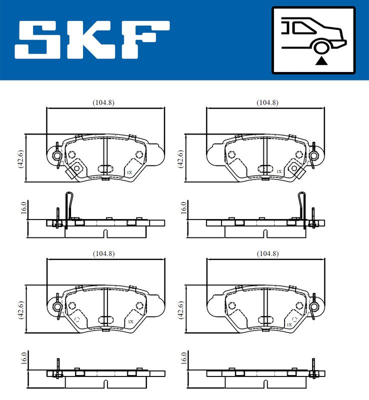 BRAKE PADS KIT|24-05