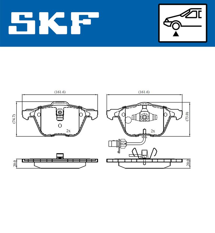 BRAKE PADS KIT|24-05