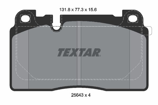 Brake Pad Set, disc brake   WVA:25643|für Verschleißwarnan|2-5 munkanapos szállítás 13:30-ig rendelve 2024.12