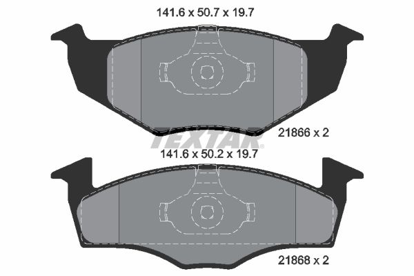 Brake Pad Set, disc brake   WVA:21866|nicht für Verschleiß|2-5 munkanapos szállítás 13:30-ig rendelve 2025.1