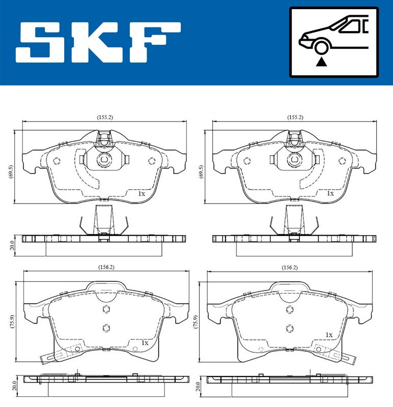 BRAKE PADS KIT|24-05